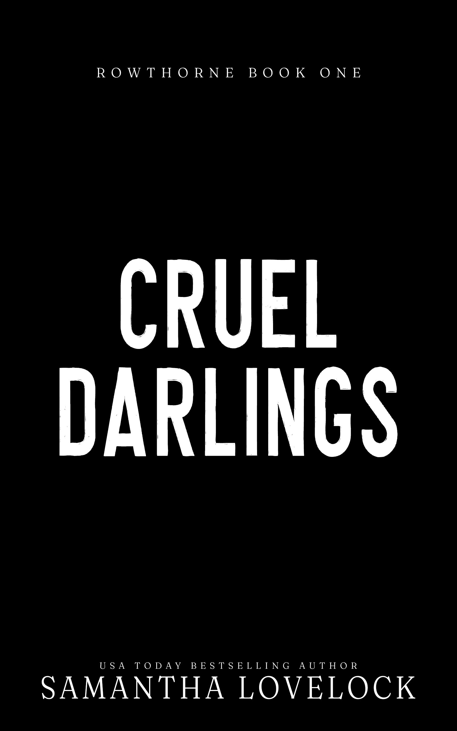 Cruel Darlings — cover